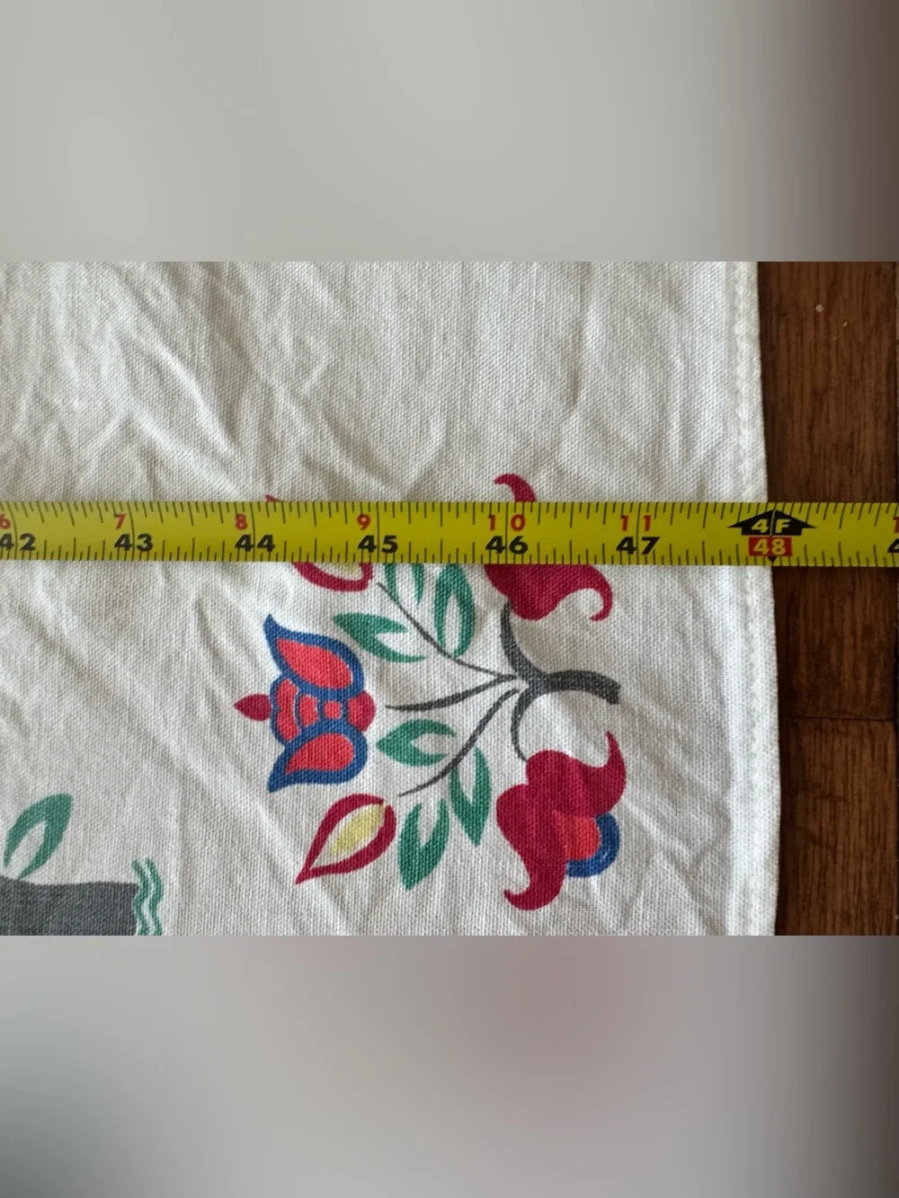 Vintage 1950-1960 Wilendur Cotton Tablecloth Pennsylvania Dutch